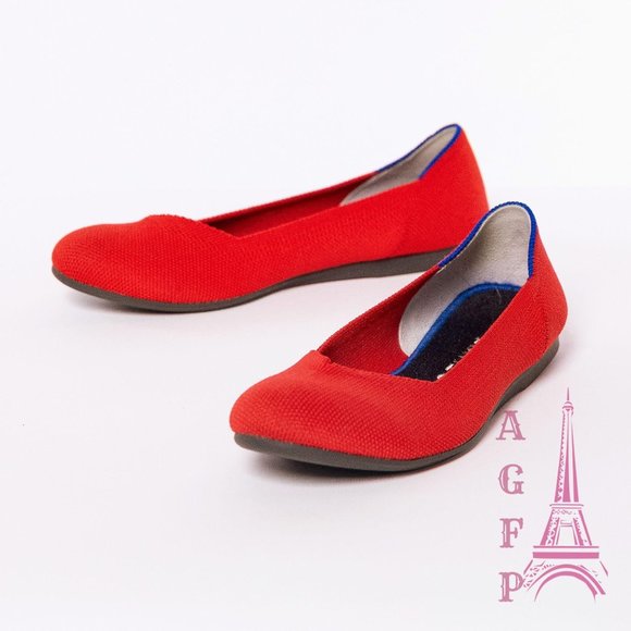 Rothy’s Red Round toes ballet flats - Picture 5 of 16
